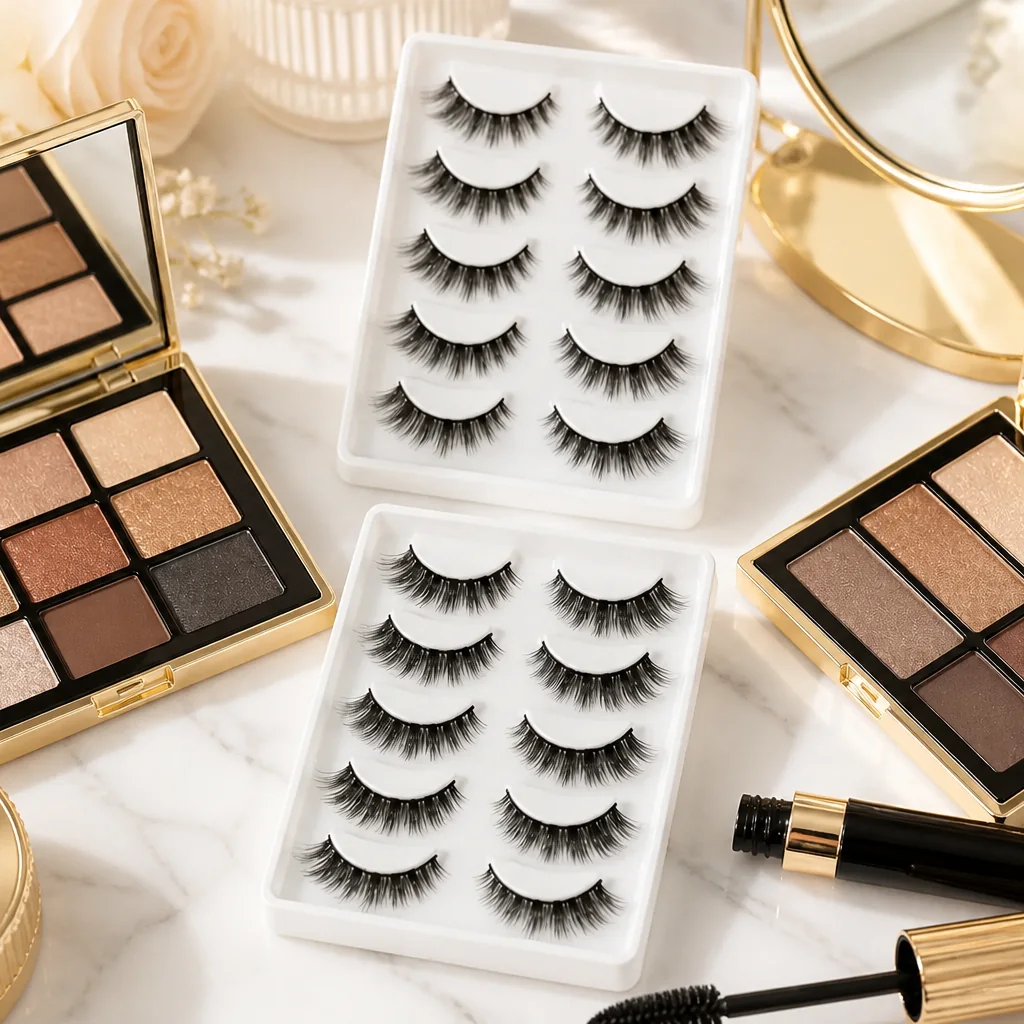 Pestañas y maquillaje