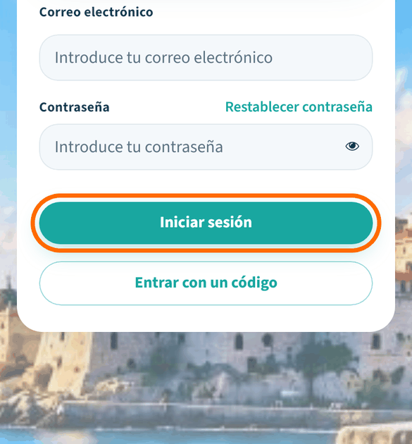 Pulsa «Iniciar sesión»