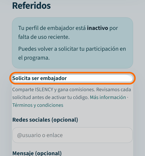 Pide ser embajador