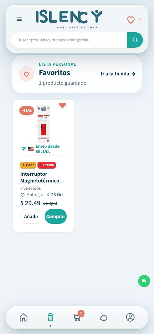Abre tus favoritos