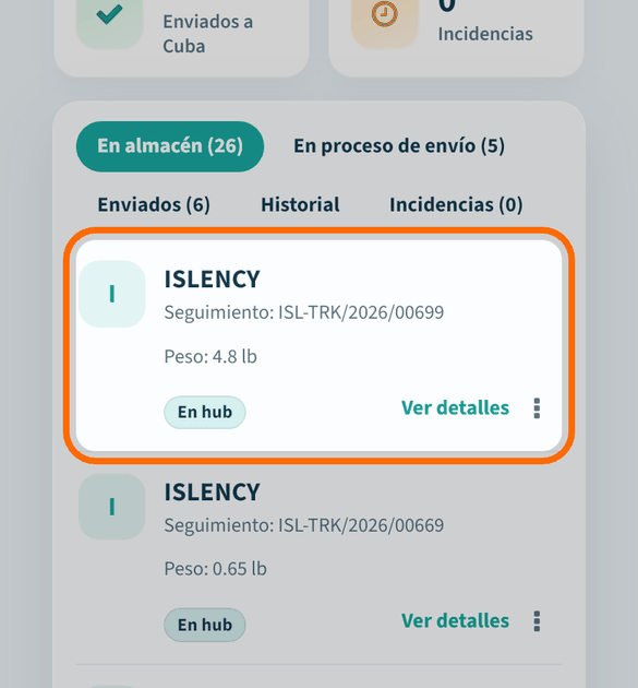 Pulsa «Ver detalles»