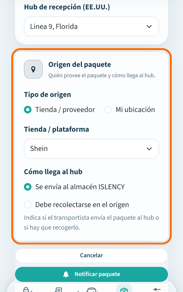 Di de dónde viene