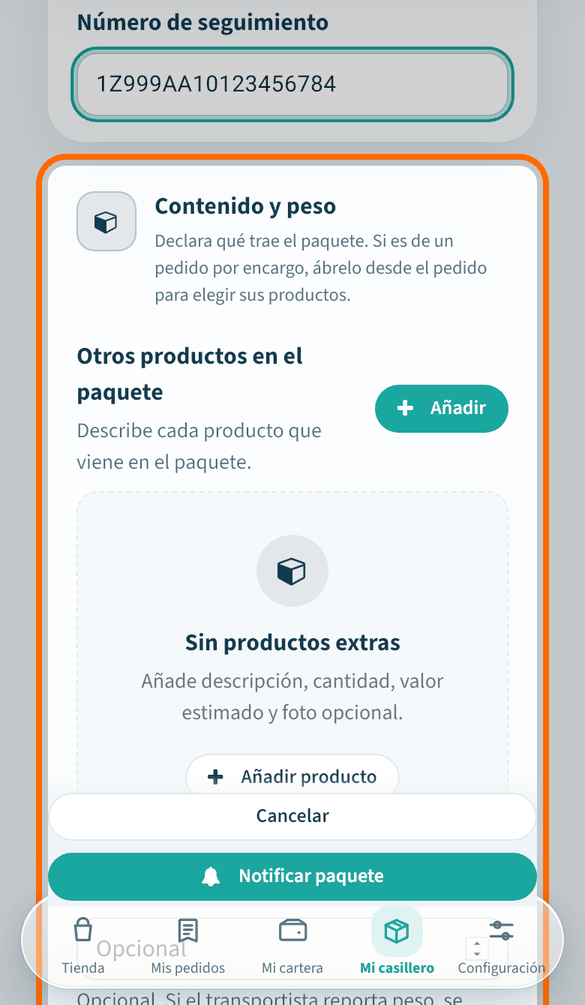 Di qué trae el paquete