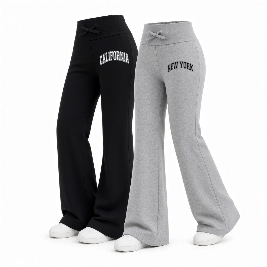 2 Piezas Leggings deportivos con estampado de letras para niñas — foto 2