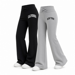 2 Piezas Leggings deportivos con estampado de letras para niñas