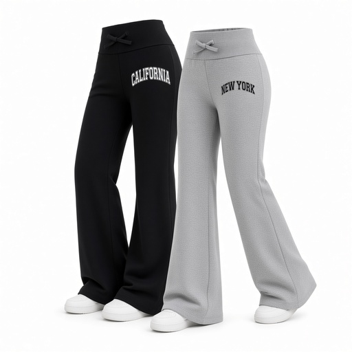 2 Piezas Leggings deportivos con estampado de letras para niñas — foto 2