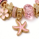 Brazalete dorado de flor de cerezo y estilo de mar — foto 2