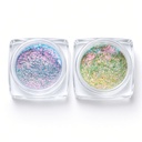 Set de 4 piezas de polvo de arte de uñas iridiscente e hipoalergénico — foto 3