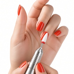 Set de 5 brocas de cerámica para taladro de uñas sin base.