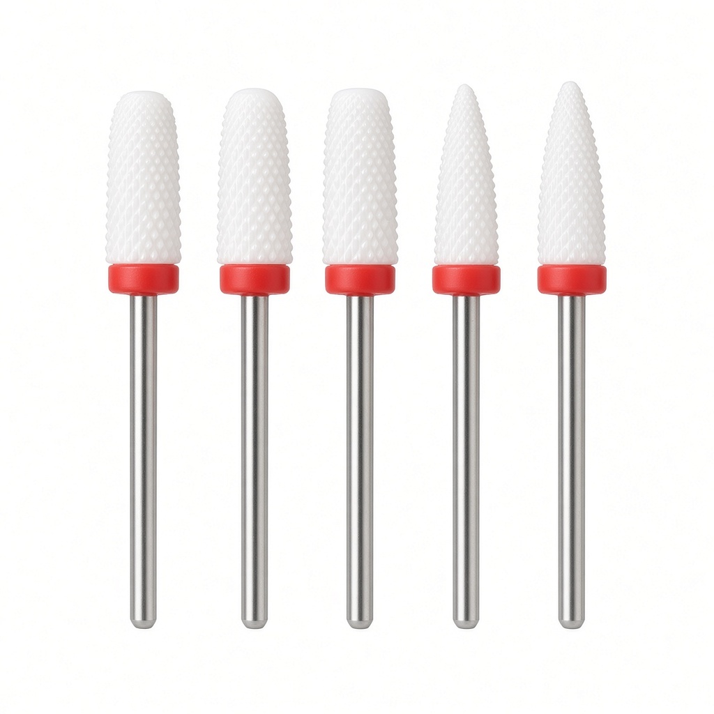 Set de 5 brocas de cerámica para taladro de uñas sin base — foto 3