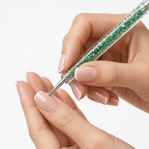 Set de 5 piezas Bolígrafos de puntos de colores brillantes para diseño de arte de uñas — foto 2