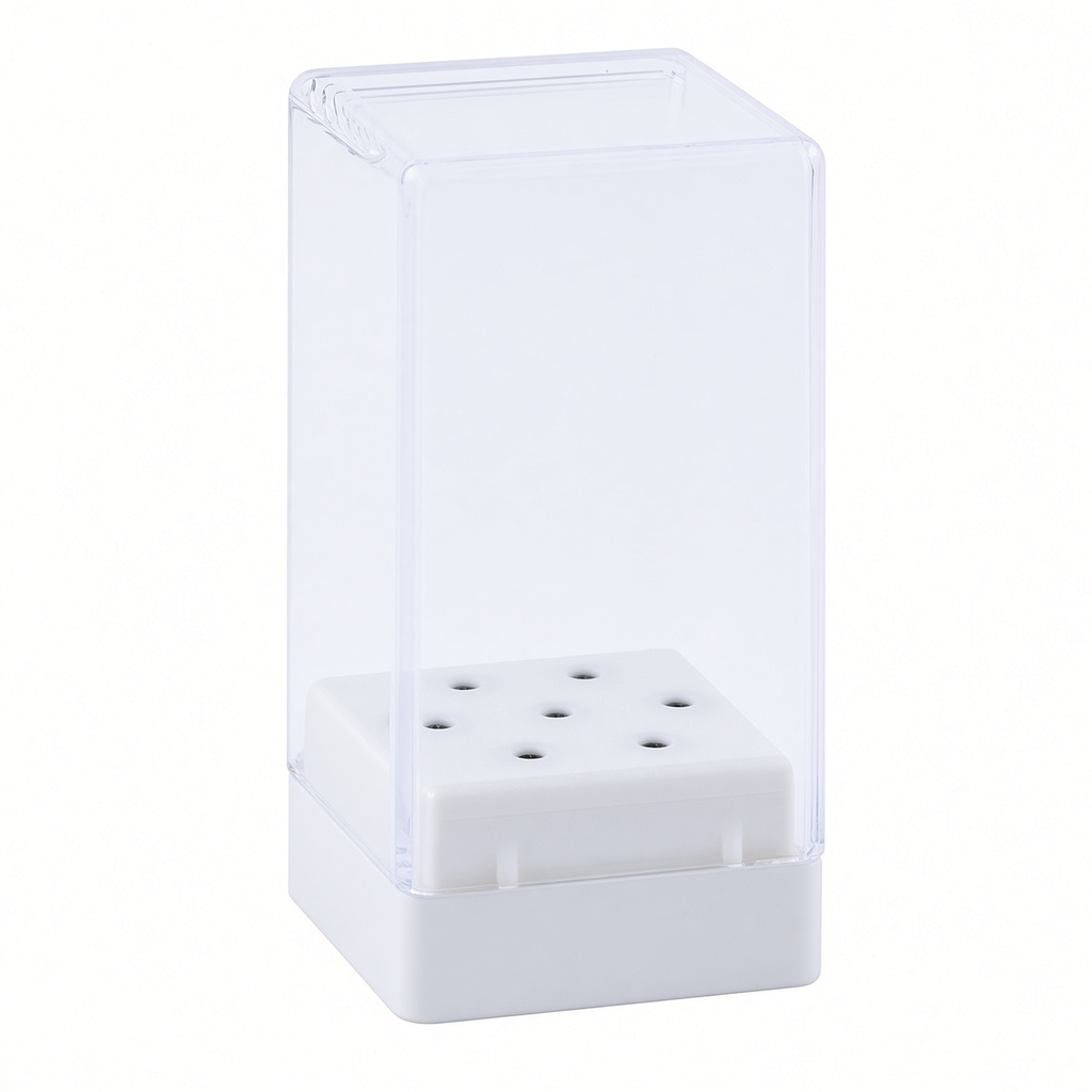 Caja de almacenamiento para brocas de taladro de uñas de 7 agujeros — foto 5