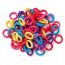 Bolsa de 200 bandas elásticas para el cabello de colores surtidos — foto 2