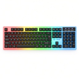 Set de teclado de juegos y ratón con retroiluminación de siete colores.