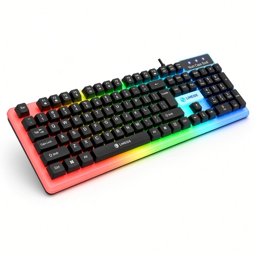 Set de teclado de juegos y ratón con retroiluminación de siete colores — foto 3