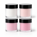 Set de 8 colores de polvo para inmersión de uñas de 0.35oz / Polvo acrílico puro — foto 2