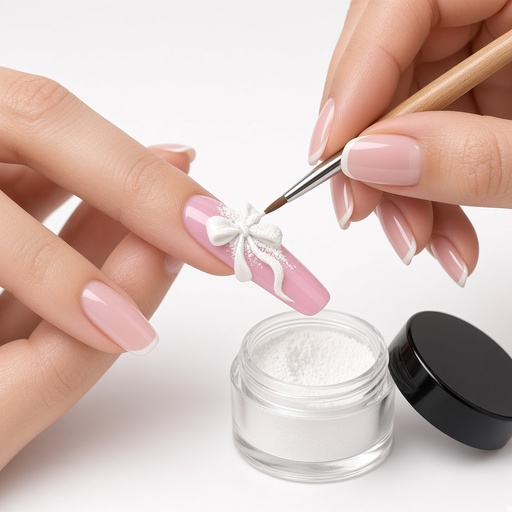 Set de 8 colores de polvo para inmersión de uñas de 0.35oz / Polvo acrílico puro — foto 3