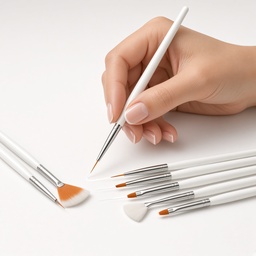 Set de 15 piezas de herramientas de arte de uñas.