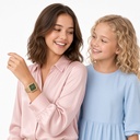 Reloj de pulsera de cuarzo para mujer con esfera de números romanos cuadrados y correa de acero — foto 6