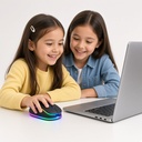 Ratón inalámbrico recargable de 300mAh de diseño ultradelgado (Bluetooth y receptor USB 2.4GHz), compatible con MacBook y dispositivos Apple — foto 2