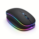 Ratón inalámbrico recargable de 300mAh de diseño ultradelgado (Bluetooth y receptor USB 2.4GHz), compatible con MacBook y dispositivos Apple — foto 3