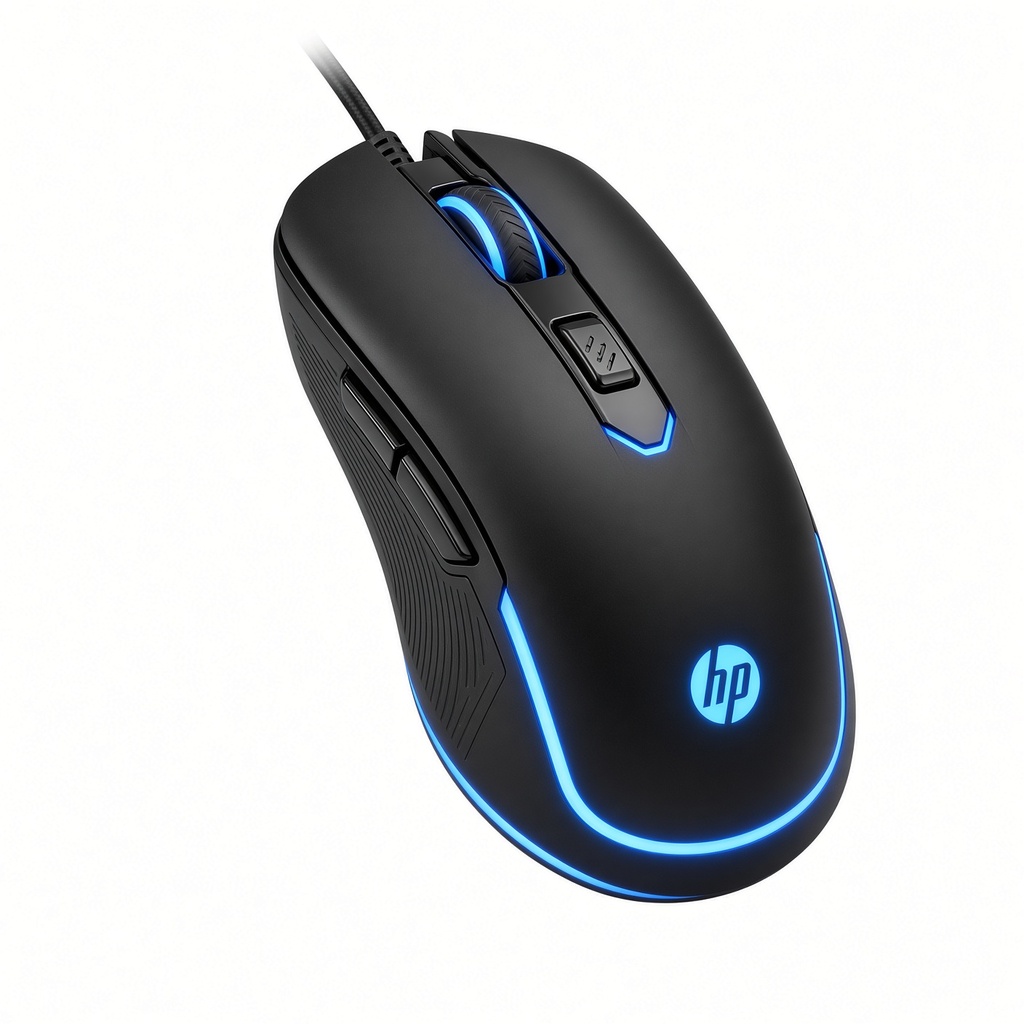 Ratón Gaming M200 HP, de conexión alámbrica. Diseño ergonómico e iluminación LED — foto 3