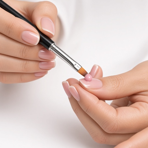 Pincel de uñas de doble cabeza, bolígrafo y espátula, herramientas de manicura de extensión de gel acrílico — foto 3