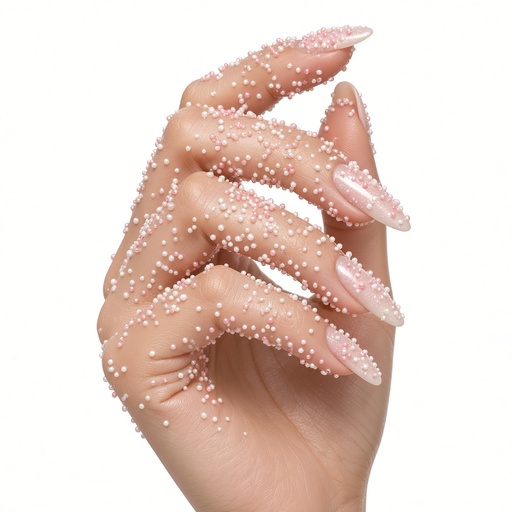 Perlas de caviar transparentes para decoración de uñas — foto 6