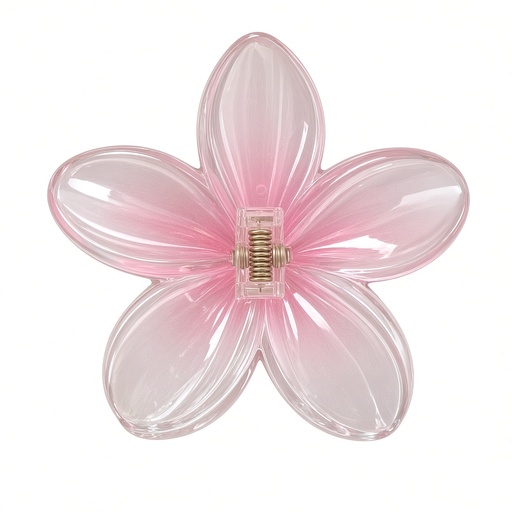 Pellizcos para el cabello con flor de hibisco rosa elegante de 8.2cm/3.23in, de verano, playa, vacaciones & uso diario — foto 3