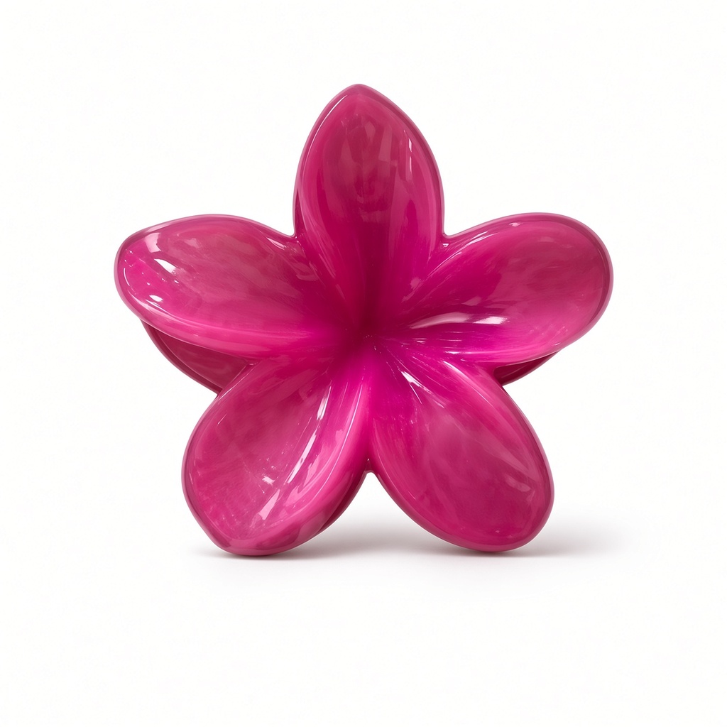 Pellizcos para el cabello con flor de hibisco rosa elegante de 8.2cm/3.23in, de verano, playa, vacaciones & uso diario — foto 4