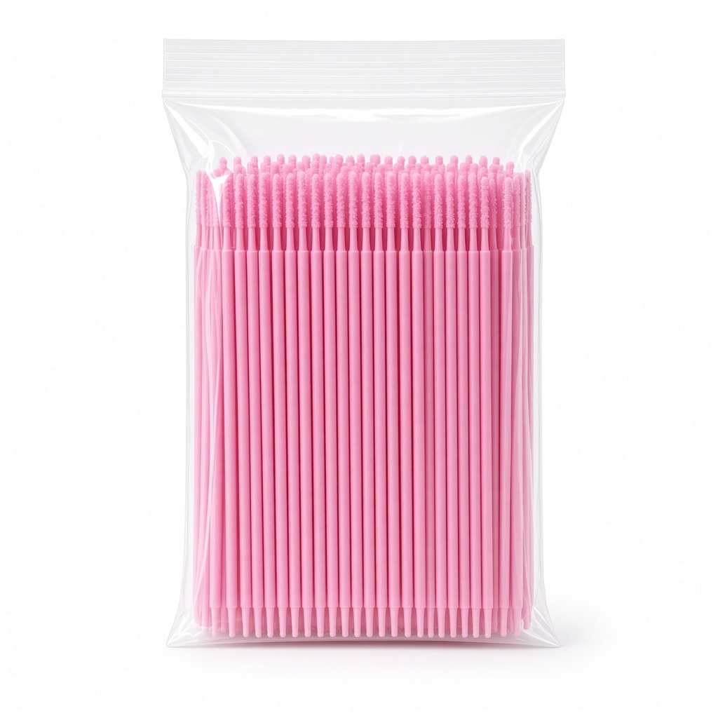 Paquete de brochas desechables para pestañas y cejas. Ideales para aplicación de pestañas y laminado de cejas — foto 3