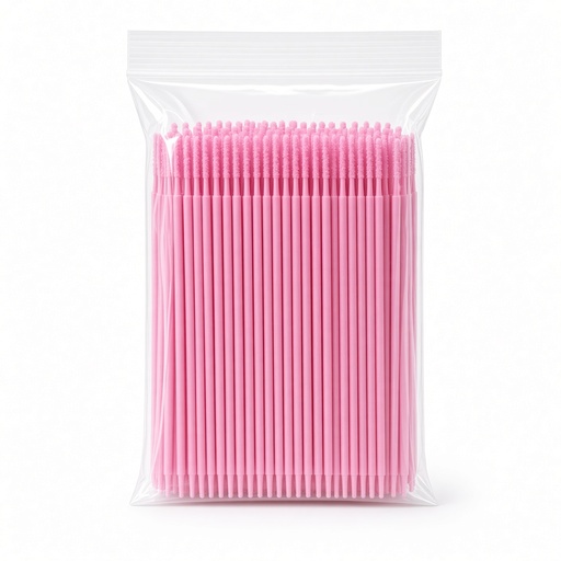 Paquete de brochas desechables para pestañas y cejas. Ideales para aplicación de pestañas y laminado de cejas — foto 3