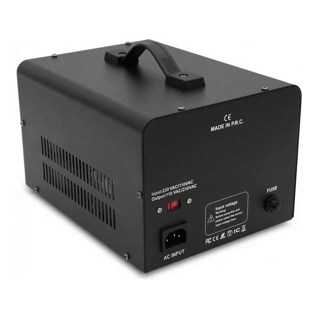 Transformador Convertidor de Voltaje LVYUAN 5000W Step Up/Step Down – 110V-120V a 220V-240V o Viceversa con 6 Tomas y Protección Automática — foto 3