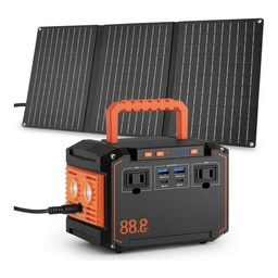 Estación de Energía Portátil MARBERO 88.8Wh – 2 Tomas CA, USB QC3.0/PD, Linterna LED y Compatible con Panel Solar 30W para Camping y Emergencias
