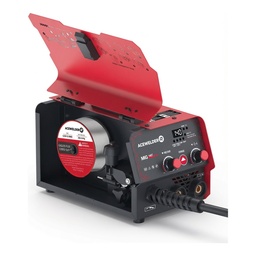 Máquina de Soldar MIG 110V 3 EN 1 con Hélice de Soldadura, Soldadura Mig/Arc/Lift TIG, Inversor, Soldadora Sin Gas, Máquina de Soldadura Síncrona con 1 Libra de Alambre de Soldadura y Soplete MIG IP21S