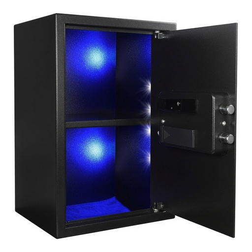 Caja Fuerte de Seguridad HOMEYUER Teclado Digital Acero 19.7x13.8x11.8 Pulgadas con Estante y Kit de Fijación — foto 3