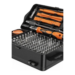 Juego de Destornilladores de Precisión MOREFIX 117 en 1 con Puntas Triángulo para iPhone Android Laptop Reloj y Gafas