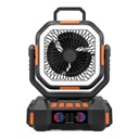 Ventilador Portátil Camping 40000mAh Recargable USB con Luz LED Temporizador para Exterior y Hogar — foto 2