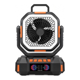 Ventilador portátil recargable 40000mAh con luz LED