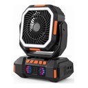 Ventilador Portátil Camping 40000mAh Recargable USB con Luz LED Temporizador para Exterior y Hogar — foto 3