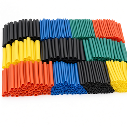Kit 580 Piezas Funda Termorretráctil Poliolefina 2:1 Multicolor para Cables Aislamiento Eléctrico