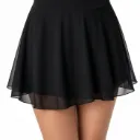 Falda deportiva casual de mujer de cintura alta, con malla.