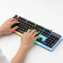 Set de teclado de juegos y ratón con retroiluminación de siete colores.
