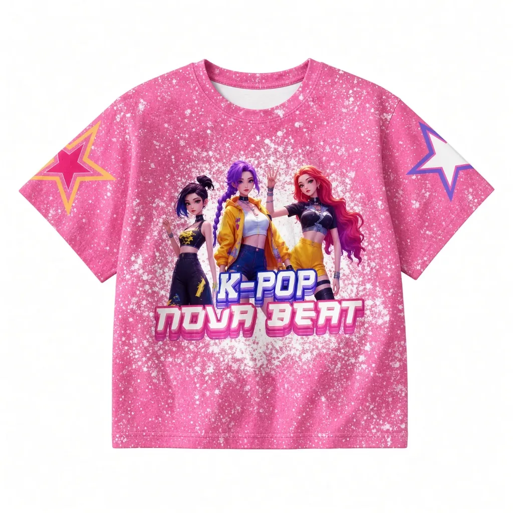 Pullover de niña, temática KPOP.