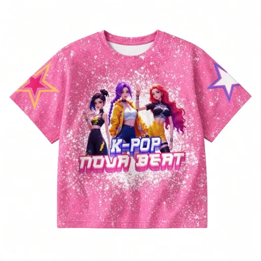 Pullover de niña, temática KPOP.