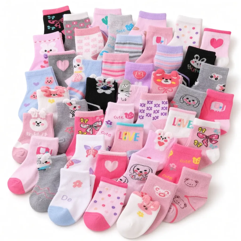 Set Infantil de 6 Pares de Medias