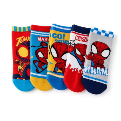 1 Par de Calcetines Marvel Spiderman para niños