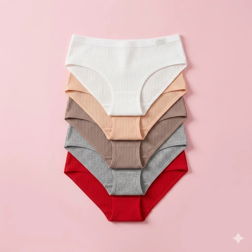 Pack de 5 Bragas Básicas Acanaladas, Cintura Baja y Ajuste Cómodo