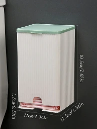 Organizador de baño / Dispensador de toallas sanitarias montado en la pared.