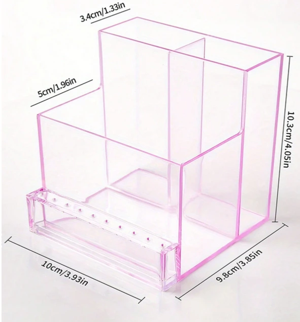 Organizador de taladro de uñas y brocas.